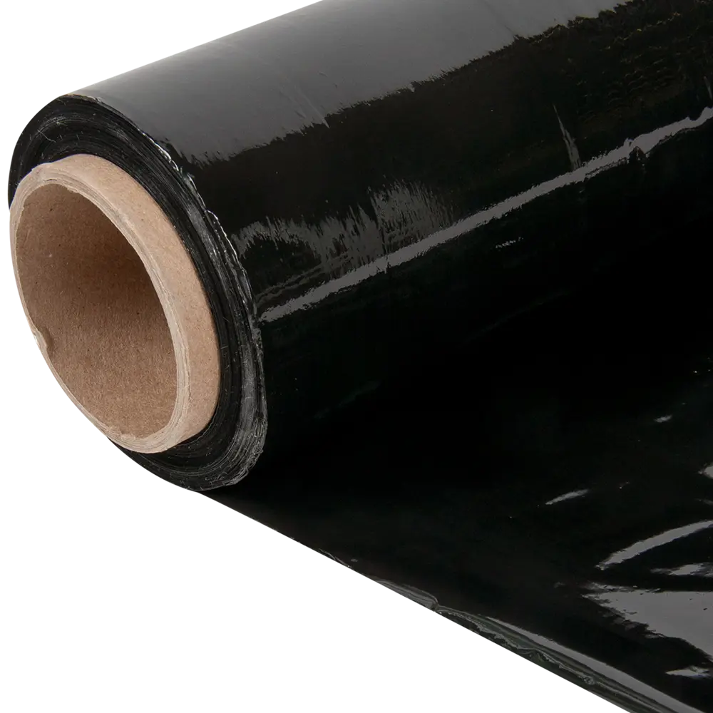 Стретч-плёнка 23 мкм 450 мм х 100 м, цвет чёрный Santreyd STLM-2144308 - Вид №1