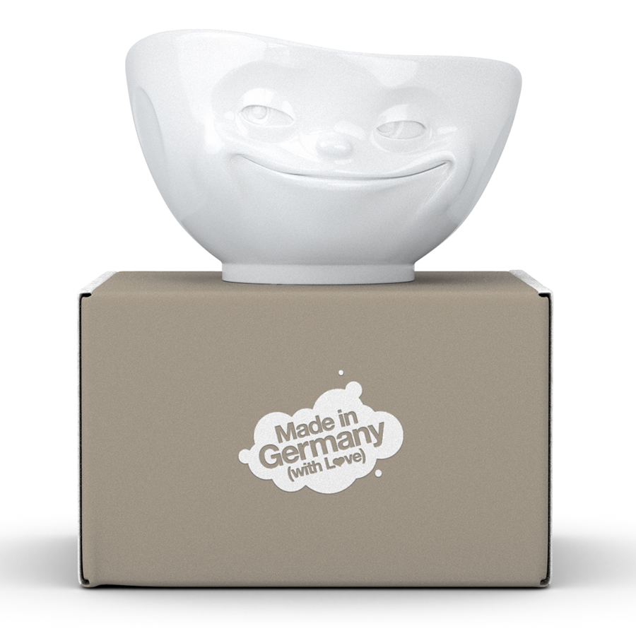 T02.21.01 Чаша tassen grinning 1 л белая Tassen by FIFTYEIGHT PRODUCTS  - Вид №1