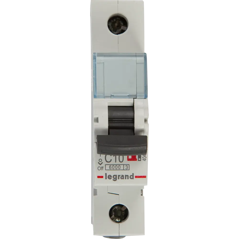 Автоматический выключатель Legrand TX3 1P C10 А 6 кА STLM-2180269 - Вид №1