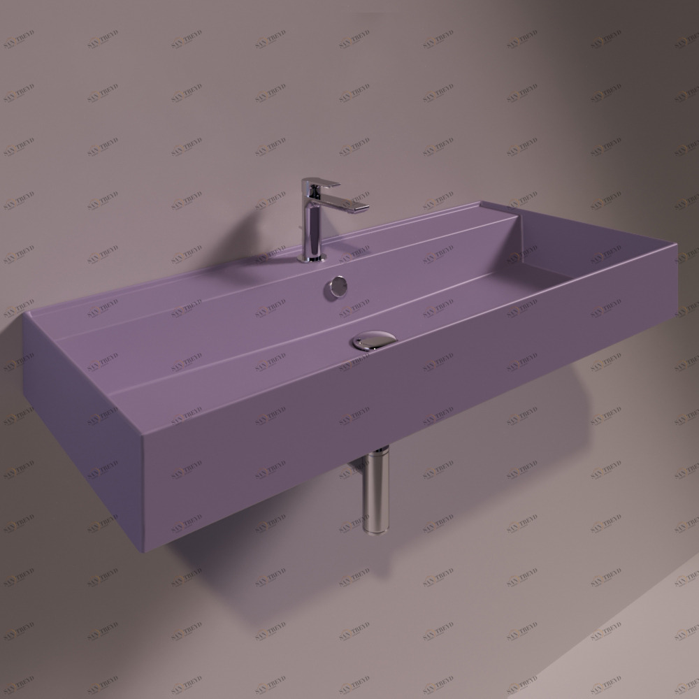 AG101PRUGNAMATT Подвесная раковина настенная прямоугольная Simas Agile