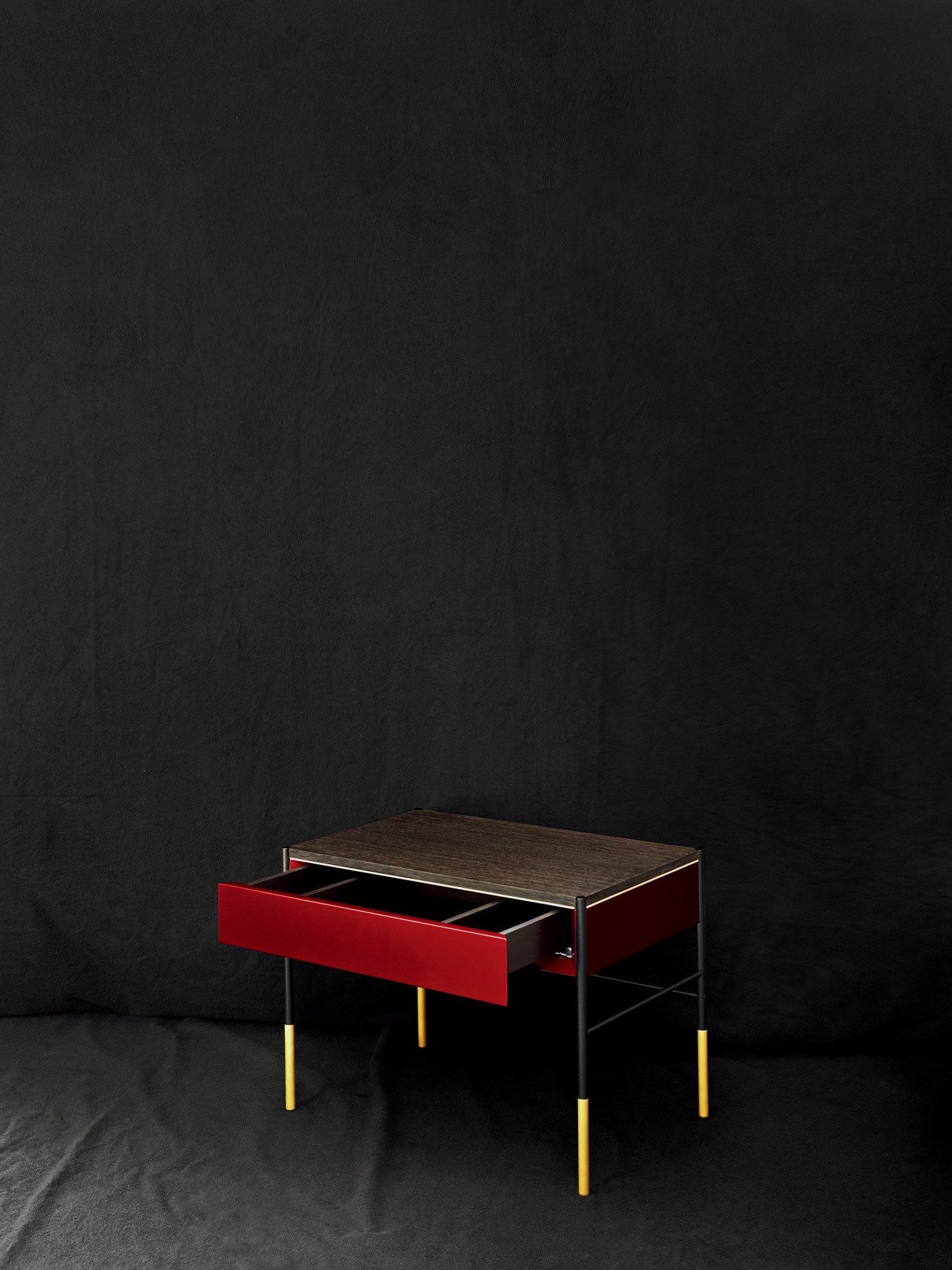 Прямоугольная тумбочка с ящиками Living Divani эпоха ARCH-00047422 - Вид №4