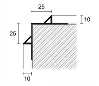 PROFILPAS Декоративная кромка из алюминия для покрытий Xl design Aq - Вид №1