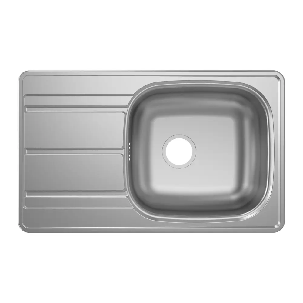 Ukinox Врезная кухонная мойка серого цвета 78.8×48.8 см 86163910 Frant STLM-0066635 - Вид №1