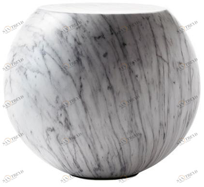 Cappellini Круглый журнальный столик из стекловолокна и смолы  Bg_1 