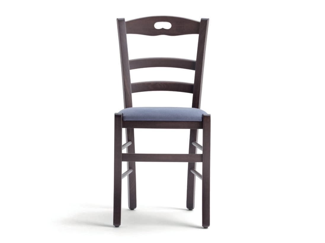 Стул из бука с мягким сиденьем Palma ARCH-00137756