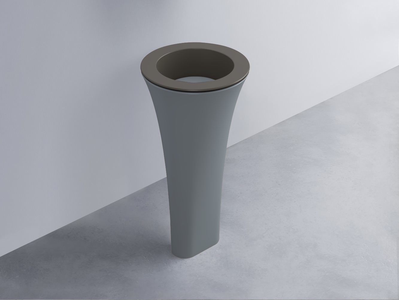 AMLA45-FN+AMPILT-BR+AMCOLT-BR Раковина Amedeo Tondo отдельностоящая cielo Enjoy + Amedeo Ceramica Cielo