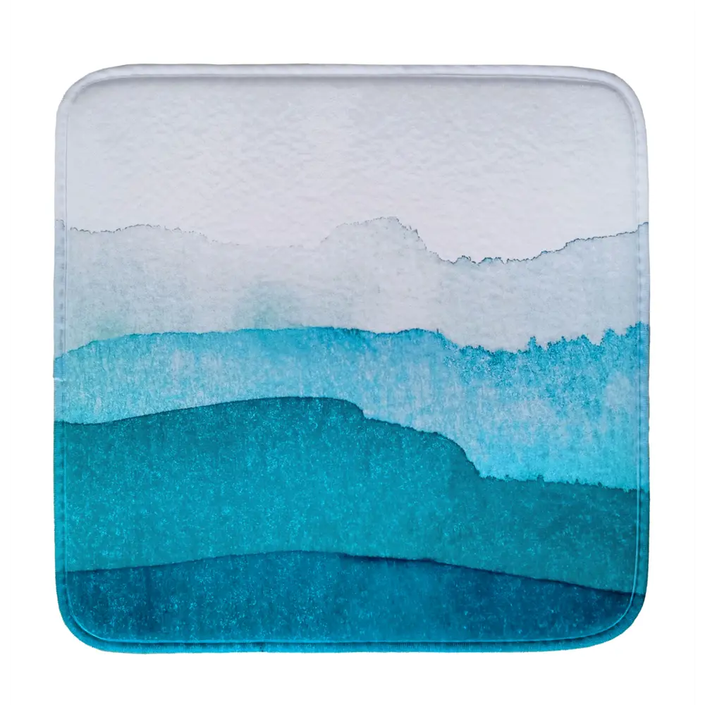 Коврик для туалета Бриз 45x45 см цвет синий голубой Santreyd Т58ADB231126S STLM-2031428