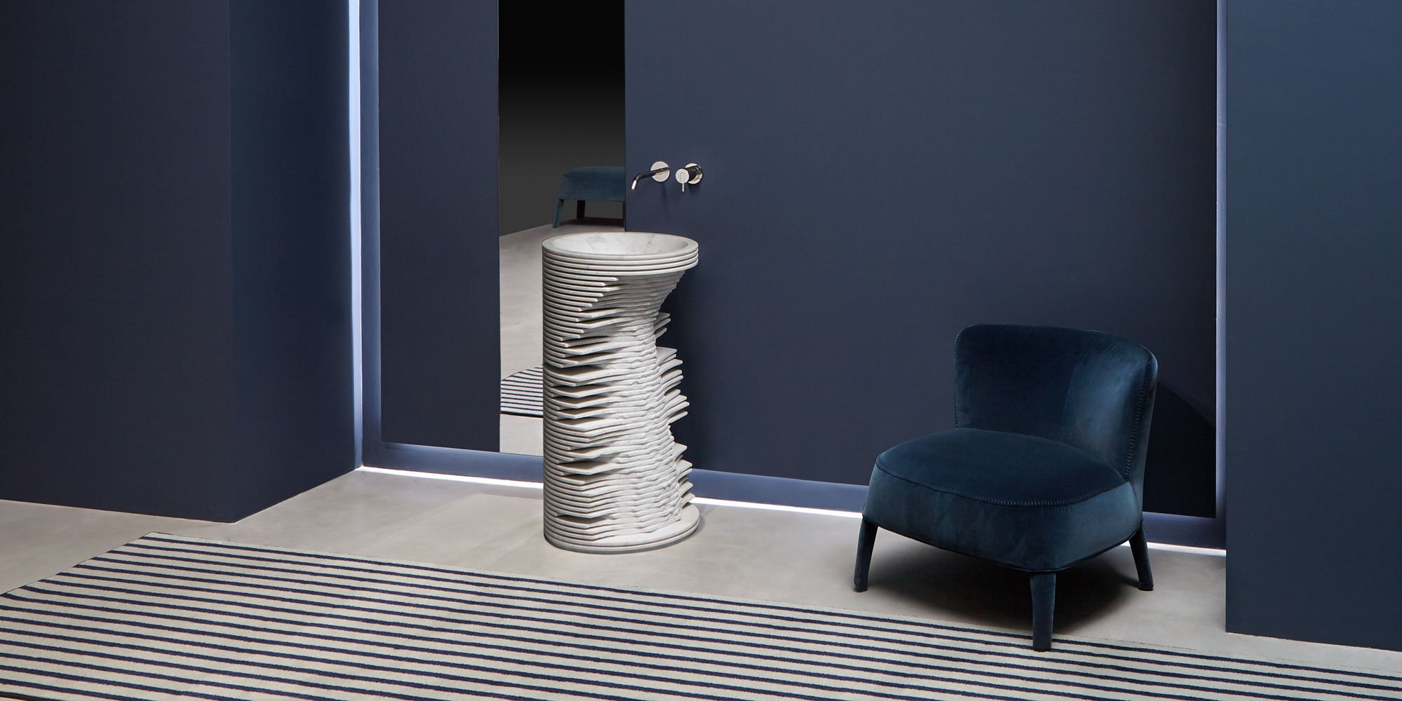 Introverso Напольная раковина стоящая прямоугольная Antoniolupi  - Вид №4