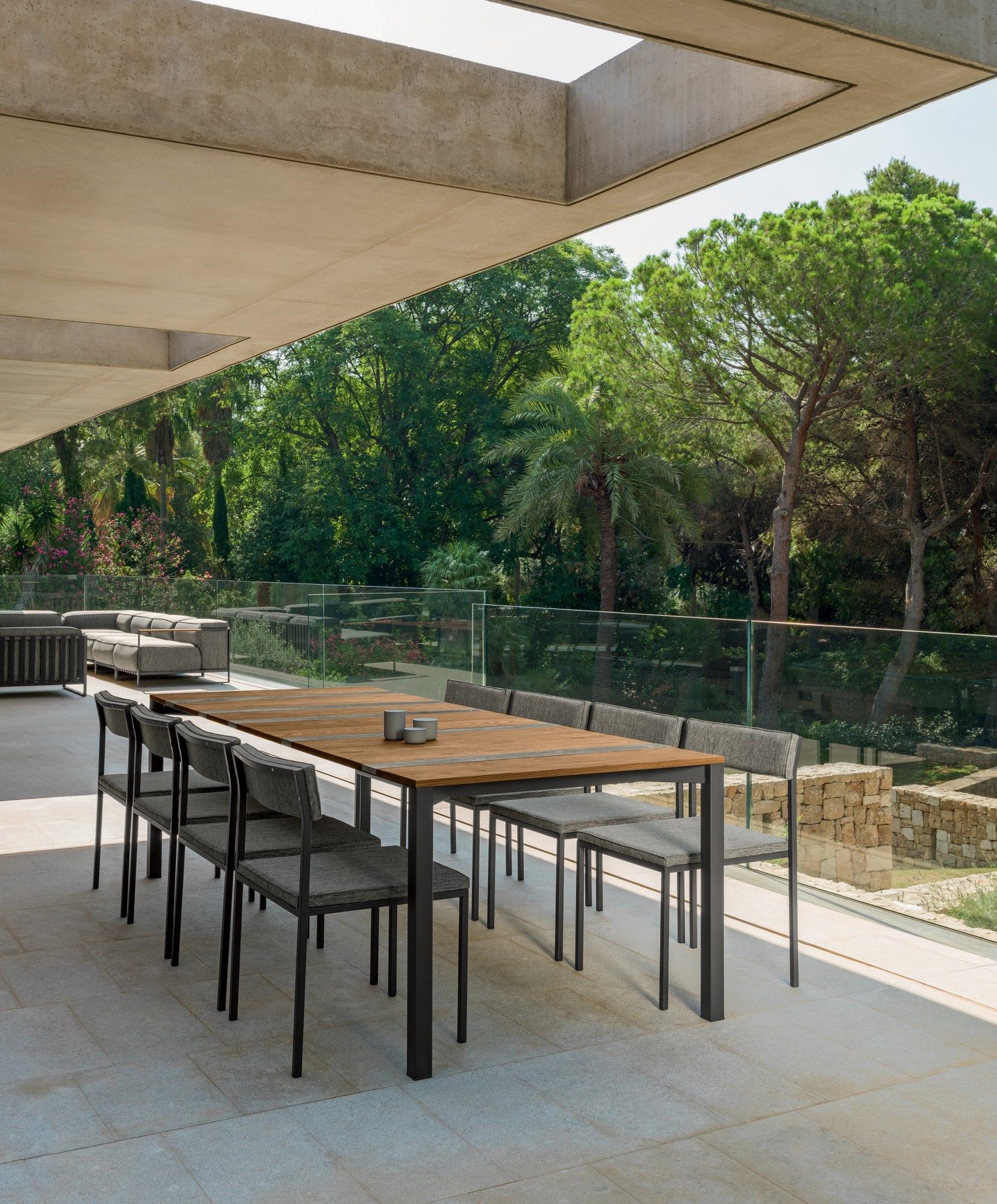 Штабелируемый садовый стул из нержавеющей стали Talenti Casilda ARCH-00057756 - Вид №3