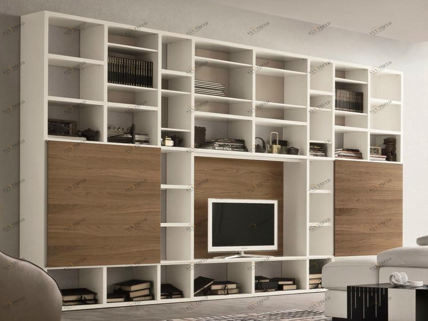 Dall'Agnese Оборудованная лакированная стена с тумбой под телевизор Speed sun-id-1393449