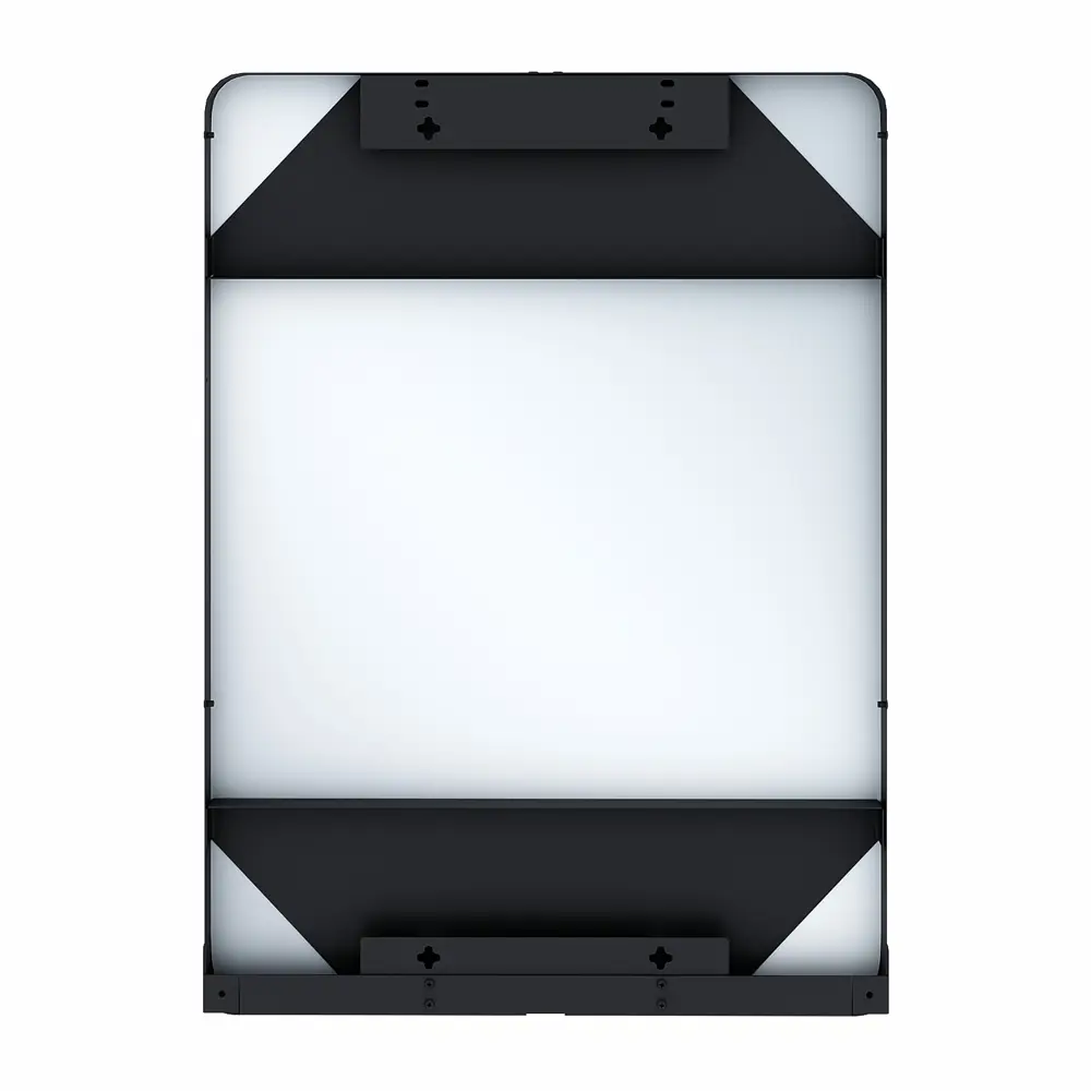 Зеркало для ванной KONSENSA Бруклин с полкой 50x70 см цвет черный STLM-2060845 - Вид №5