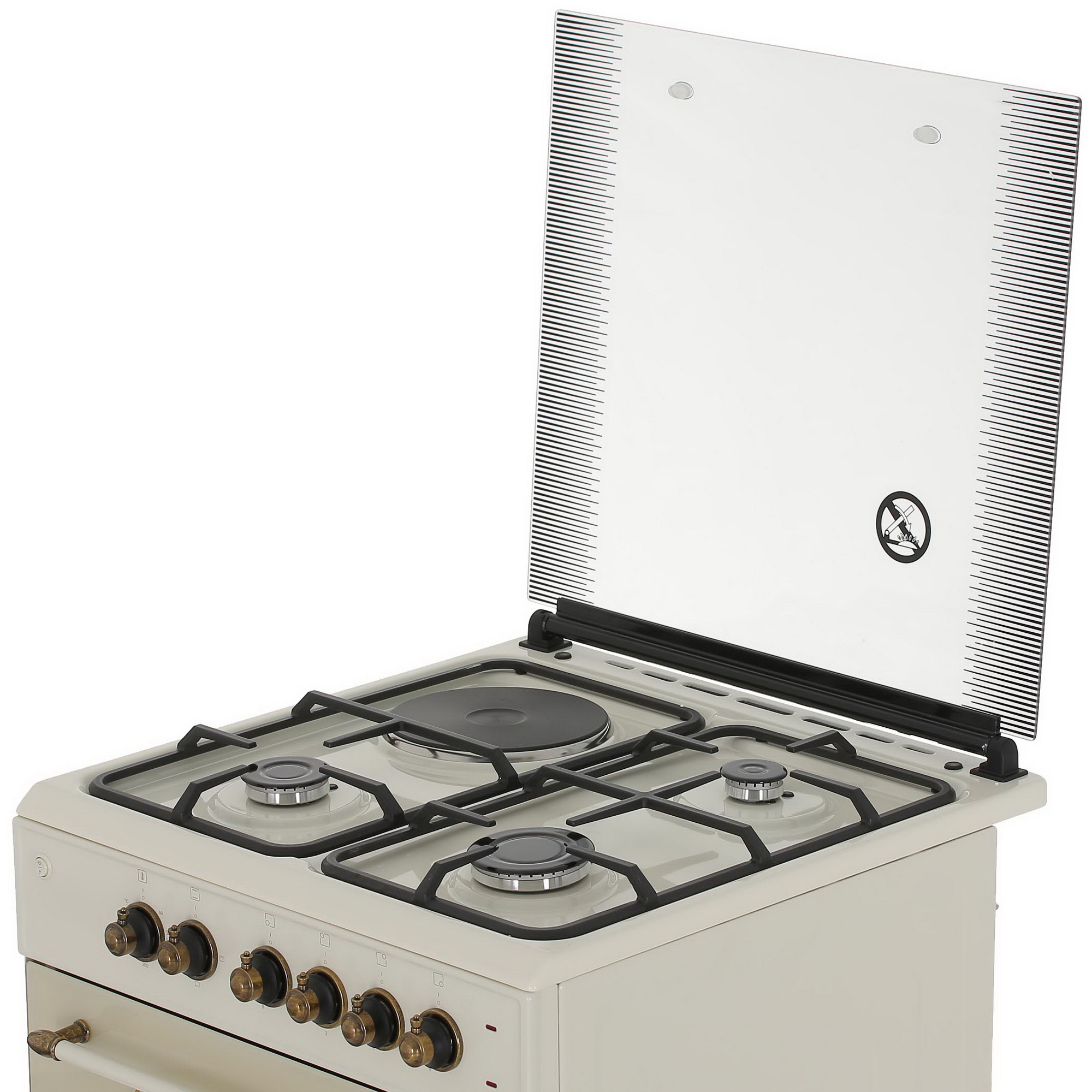 9030625 Комбинированная плита Vesta Valencia VKE 10-E Retro CHU бежевый STDN-0085500 - Вид №7