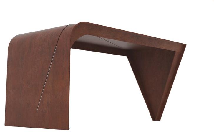 TrackDesign Журнальный столик из стали Corten ™  Tt0781000  - Вид №4