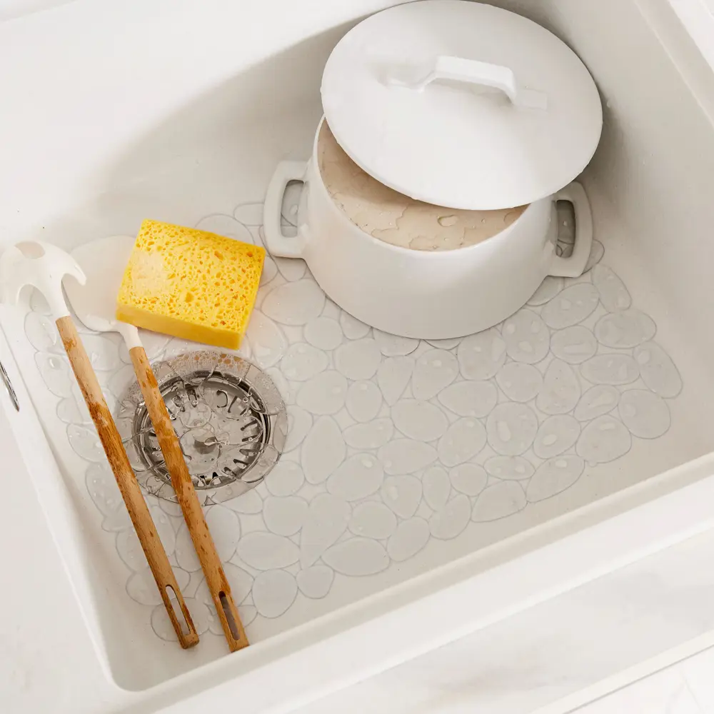 Коврик для мойки Delinia 40x30.5 см силикон цвет прозрачный STLM-2163390 - Вид №3