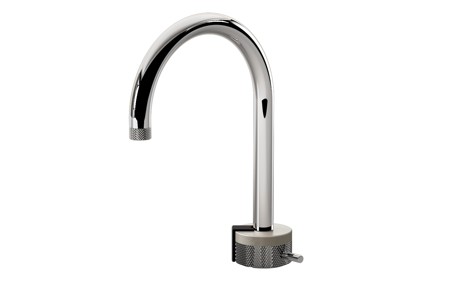 E-11502-R1SN-L2BK-PC Однорычажный прогрессивный смеситель для раковины - излив 16см GRAFF MOD+