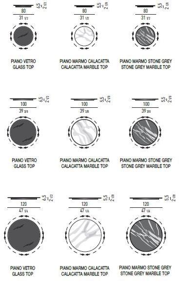 Minotti Круглый вращающийся лоток sun-id-1465784 - Вид №1