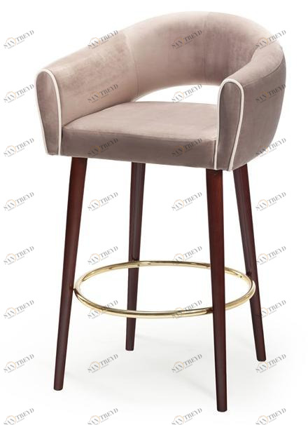 Mambo Unlimited Ideas Табурет из мягкой ткани с подлокотниками и спинкой Grace sun-id-1462990