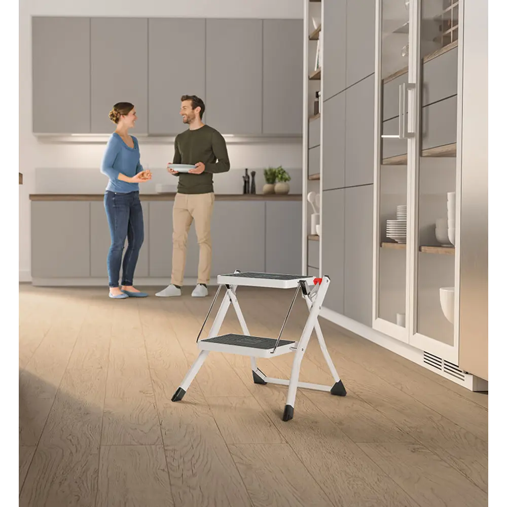 Стремянка-табурет складная Hailo Mini 2 ступени, максимальная нагрузка 150 кг STLM-2139709 - Вид №11