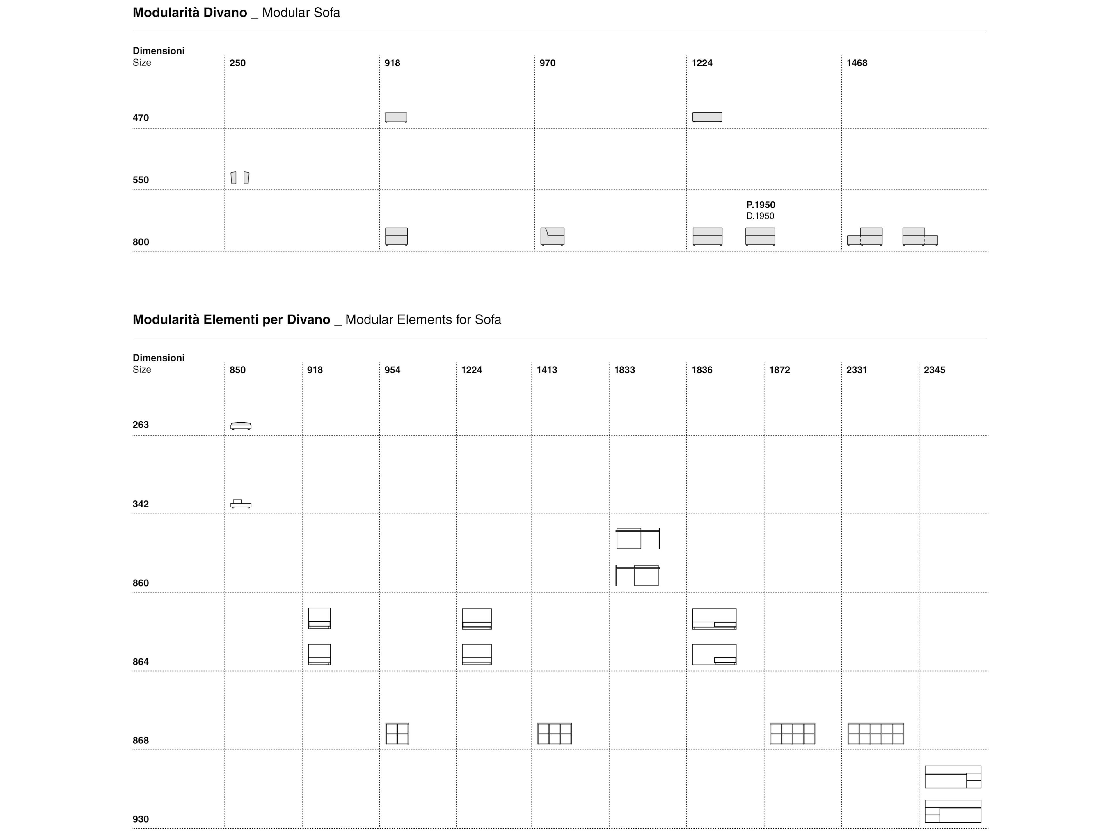 Секционный диван из ткани Santalucia Mobili EVAN ARCH-00055220 - Вид №2