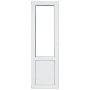 Балконная дверь ПВХ Deceuninck одностворчатая 2100x700 мм (ВхШ) левая поворотная однокамерный стеклопакет белый/белый