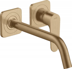 34116140 Смеситель для раковины, однорычажный, скрытого монтажа, настенный, с изливом 227 мм и розетками AXOR CITTERIO M