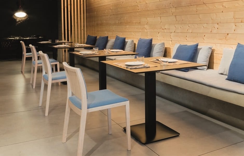 Деревянный стул с мягким сиденьем Andreu World Duos ARCH-00147236 - Вид №3