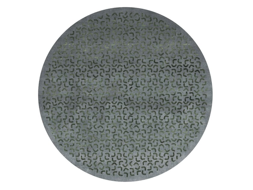 Круглый ковер из бамбука и шерсти Giorgetti BEYOND ARCH-00103716