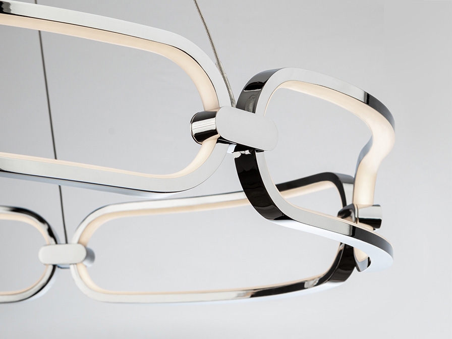 109039 Подвесной светильник Ø47 хром DIM Schuller Colette