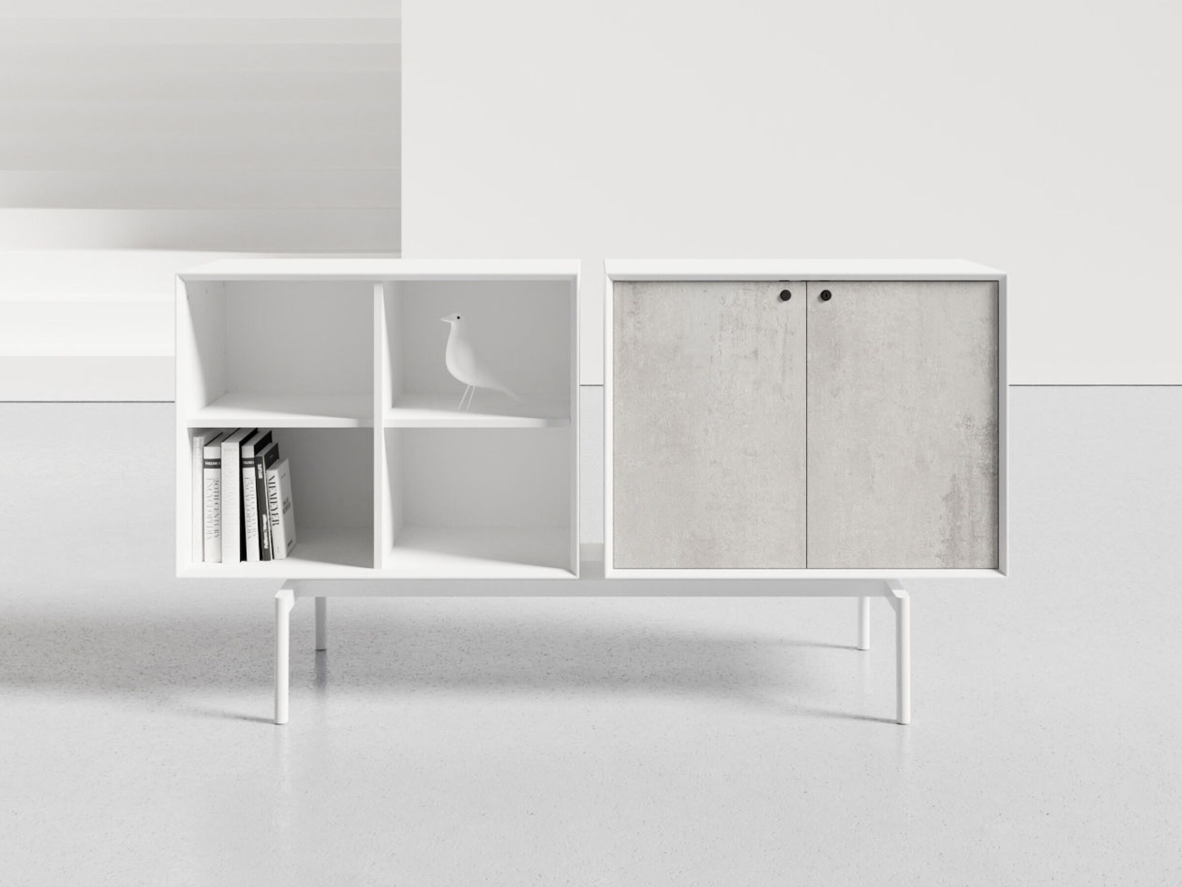 Деревянный офисный шкаф с распашными дверями WORKSPACE HUTCH ARCH-00032263 - Вид №12