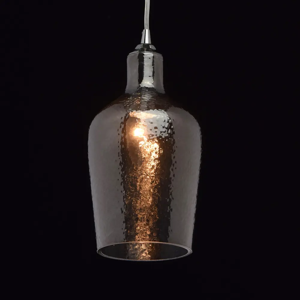 Люстра Лоск 1xE14x60 Вт, металл/стекло, цвет хром/серый MW-Light STLM-2003777 - Вид №3