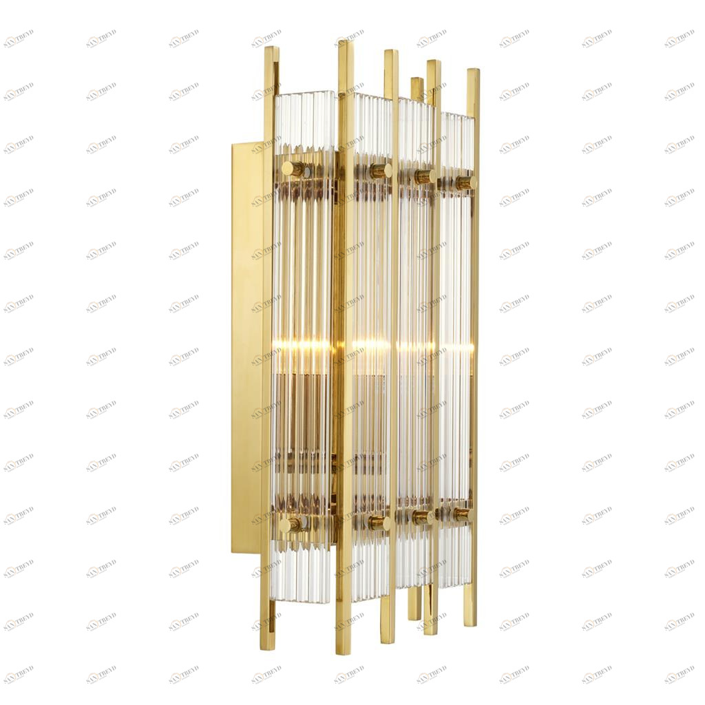 Светильник настенный золотистый Sparks Gold KM0917W-2 DELIGHT COLLECTION  00-3882872 Золото 