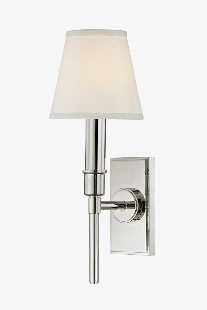 DWLT01 Настенный бра на одну руку Dewey с тканевым плафоном Waterworks 