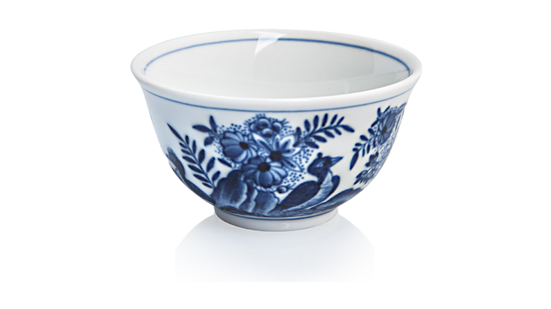 10598613 Meissen Набор из 6 чашек для зеленого чая 60мл "Утки" (кобальт) Фарфор, Керамика  - Вид №1