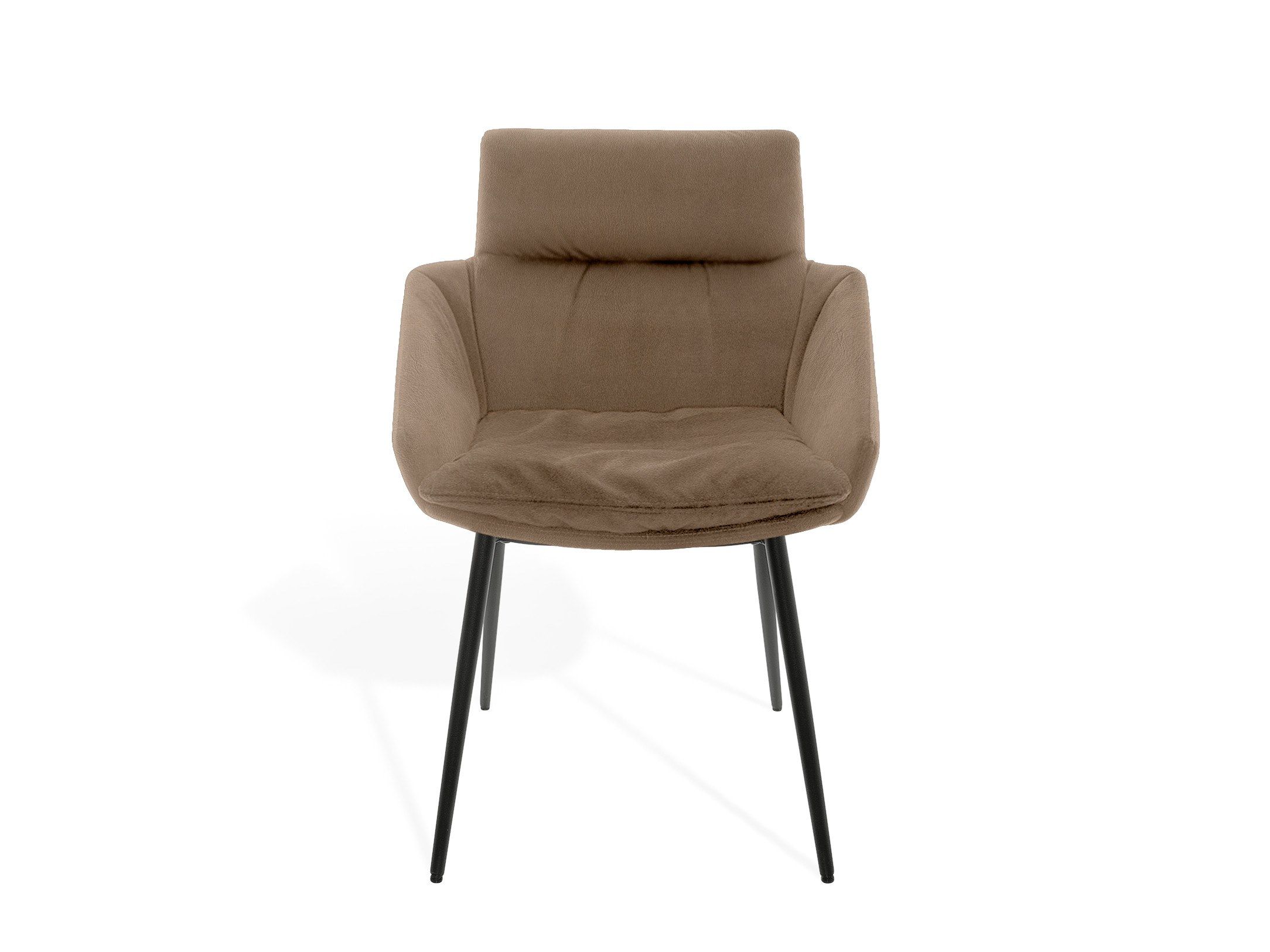 Мягкий стул с низкими подлокотниками и основанием с 4 ножками KFF Faye ARCH-00127793 - Вид №4