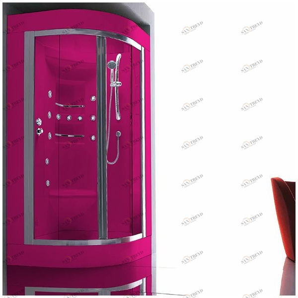 Душевая кабина Gruppo treesse Acquazzurra 100 STB-B7517D-R белая с баней и гидромассажем угловая правая STBB7517DR