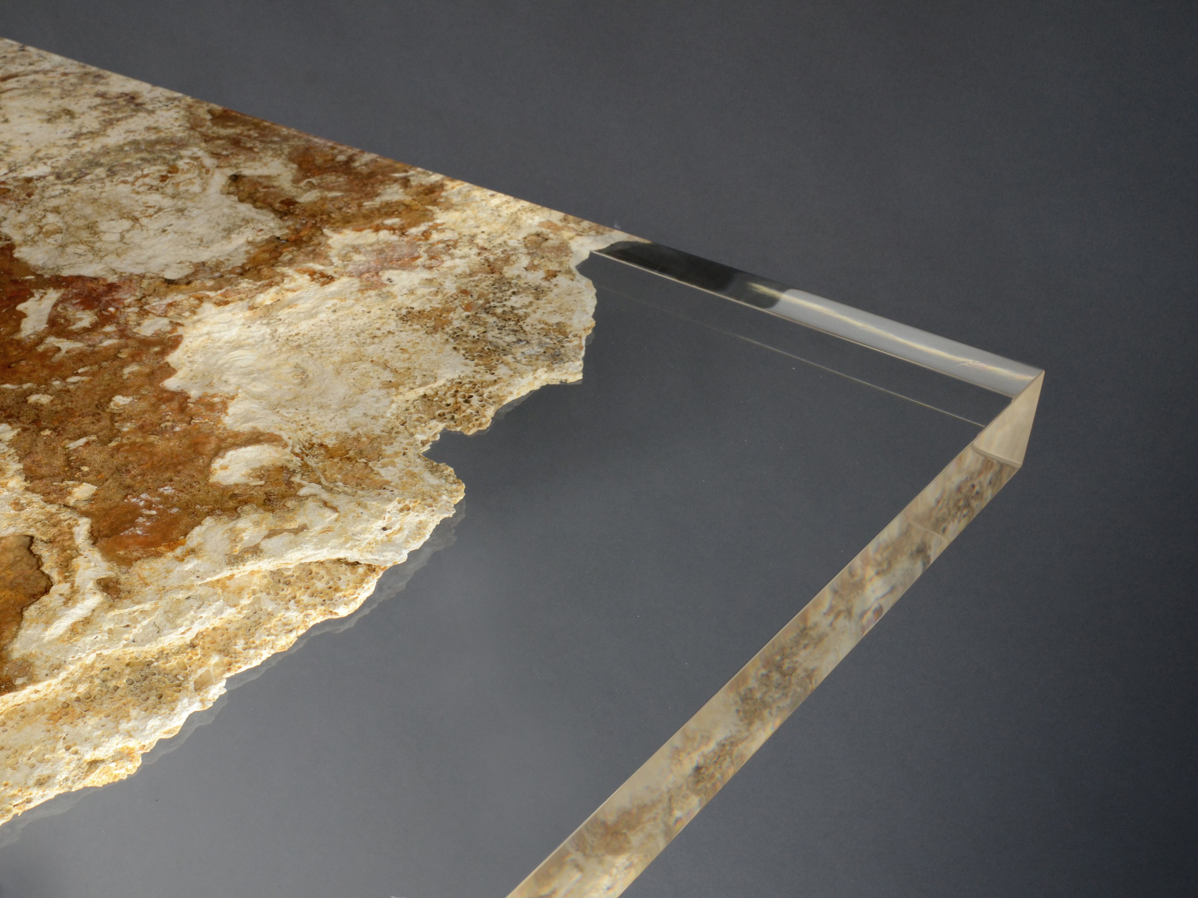 Прямоугольный обеденный стол из травертина от Rapolano alcarol Bedrock ARCH-00048666 - Вид №14