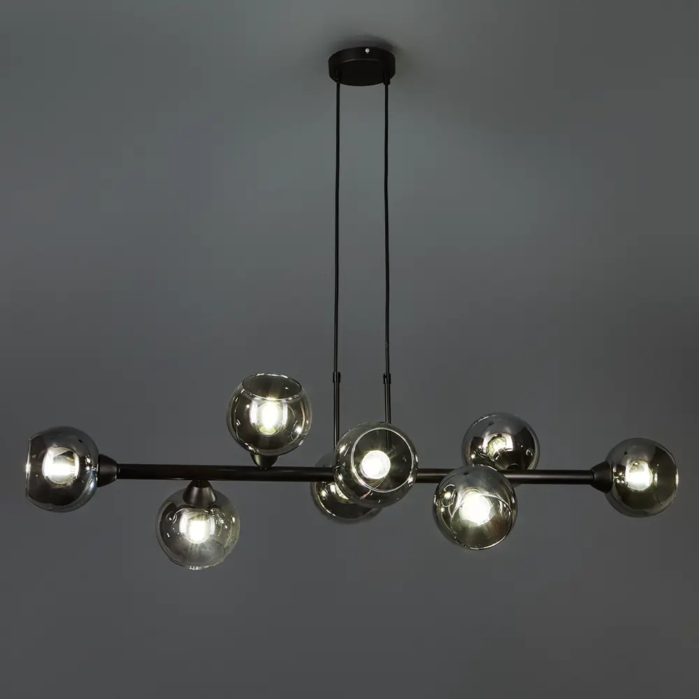 Люстра SCHAFFNER Tarde - подвесной светильник с 8 плафонами для современных интерьеров 87460687 STLM-0073912 - Вид №1