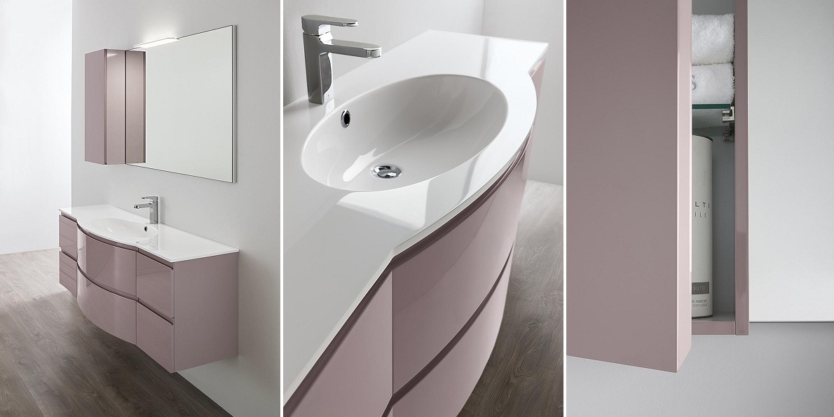 Комплект мебели для ванной комнаты в глянцевой отделке ESPRIT es2 OASIS BATHROOM Master Esprit - Вид №1