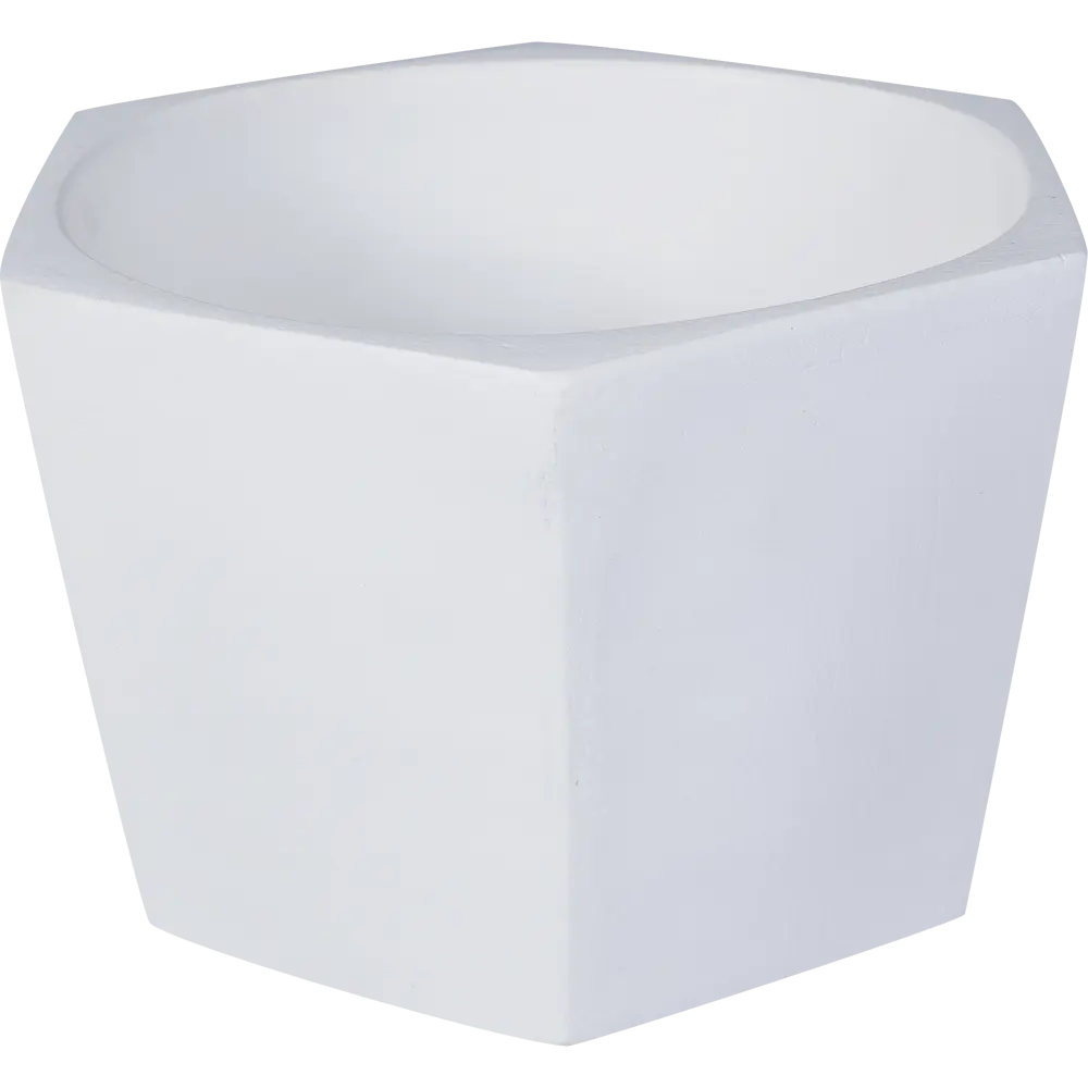 Кашпо Эджес ø18 h11 см v1.5 л керамика белый Santreyd STLM-2069756 - Вид №1