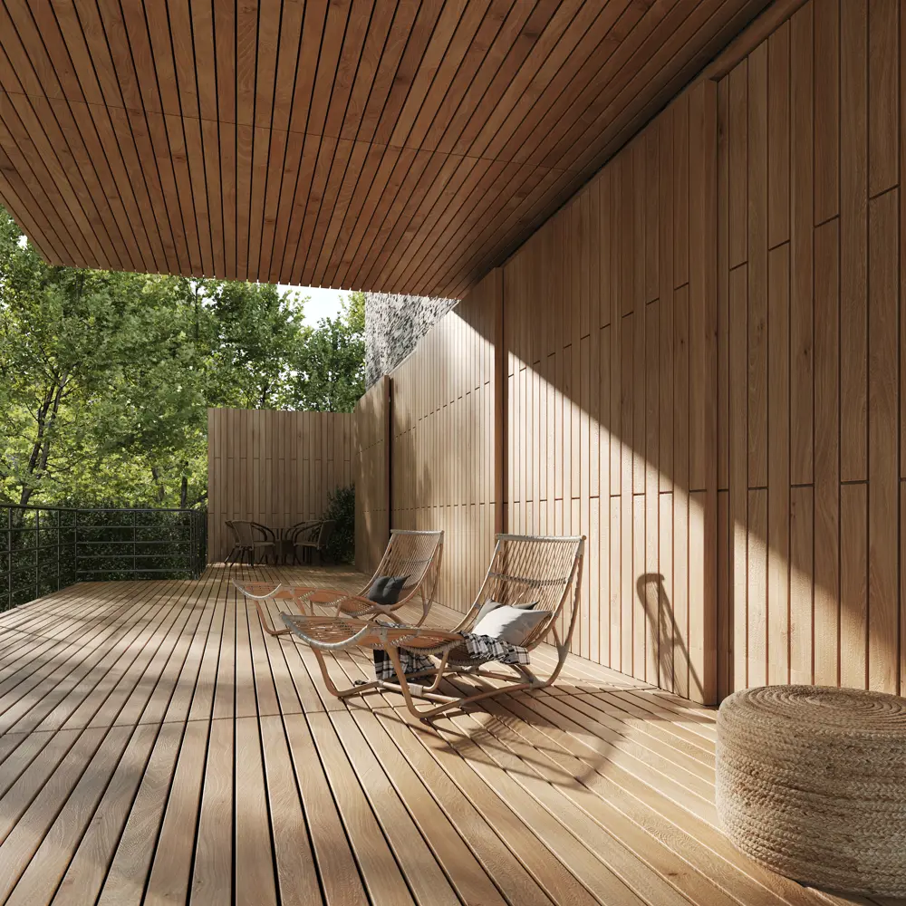 Santreyd Планкен из лиственницы для фасада и интерьера 20x140x2000 мм 82270929 STLM-0023639 - Вид №6