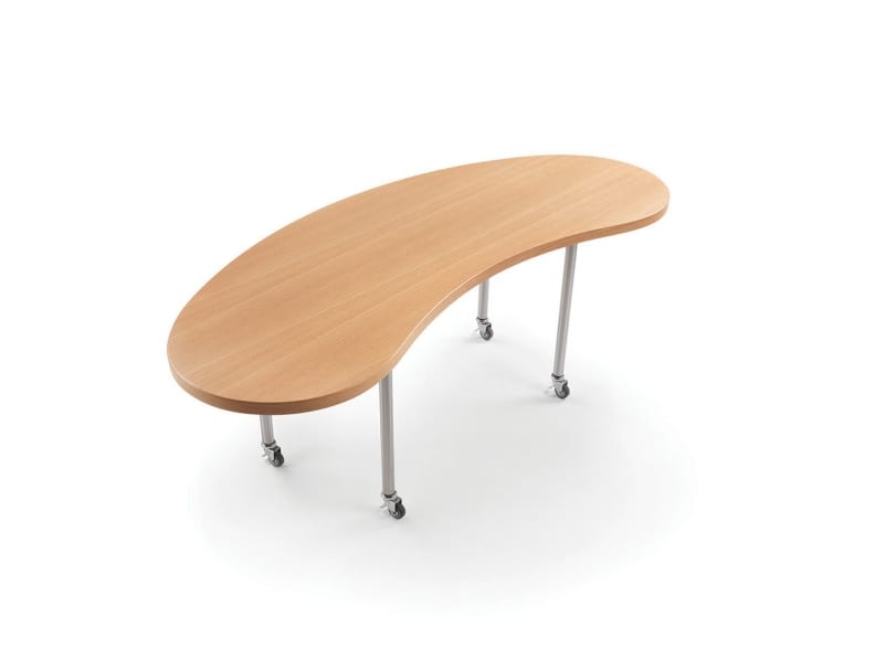 Деревянный стол с колесами Flexform смеситель ARCH-00099468