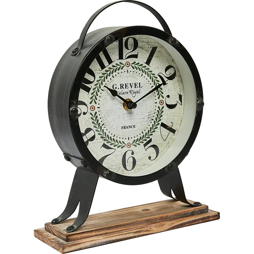 Часы настольные Dream River EA 1109 круглые МДФ цвет серый бесшумные ø21.5 Осень STLM-2182626 - Вид №3