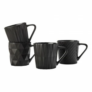 Кружки фарфоровые 4 шт черные "Космос" MAXWELL & WILLIAMS НАБОРЫ КРУЖЕК 00-3946537 Черный