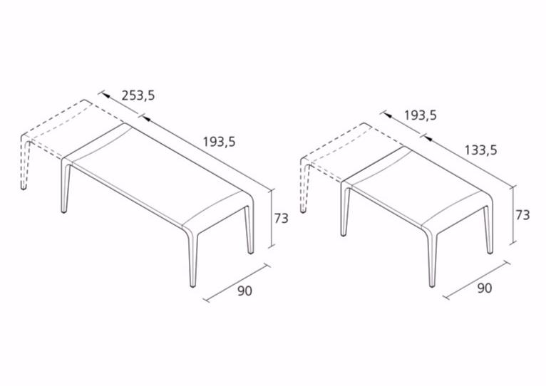 Alias Раздвижной прямоугольный стол Ilvolo sun-id-1372257 - Вид №3