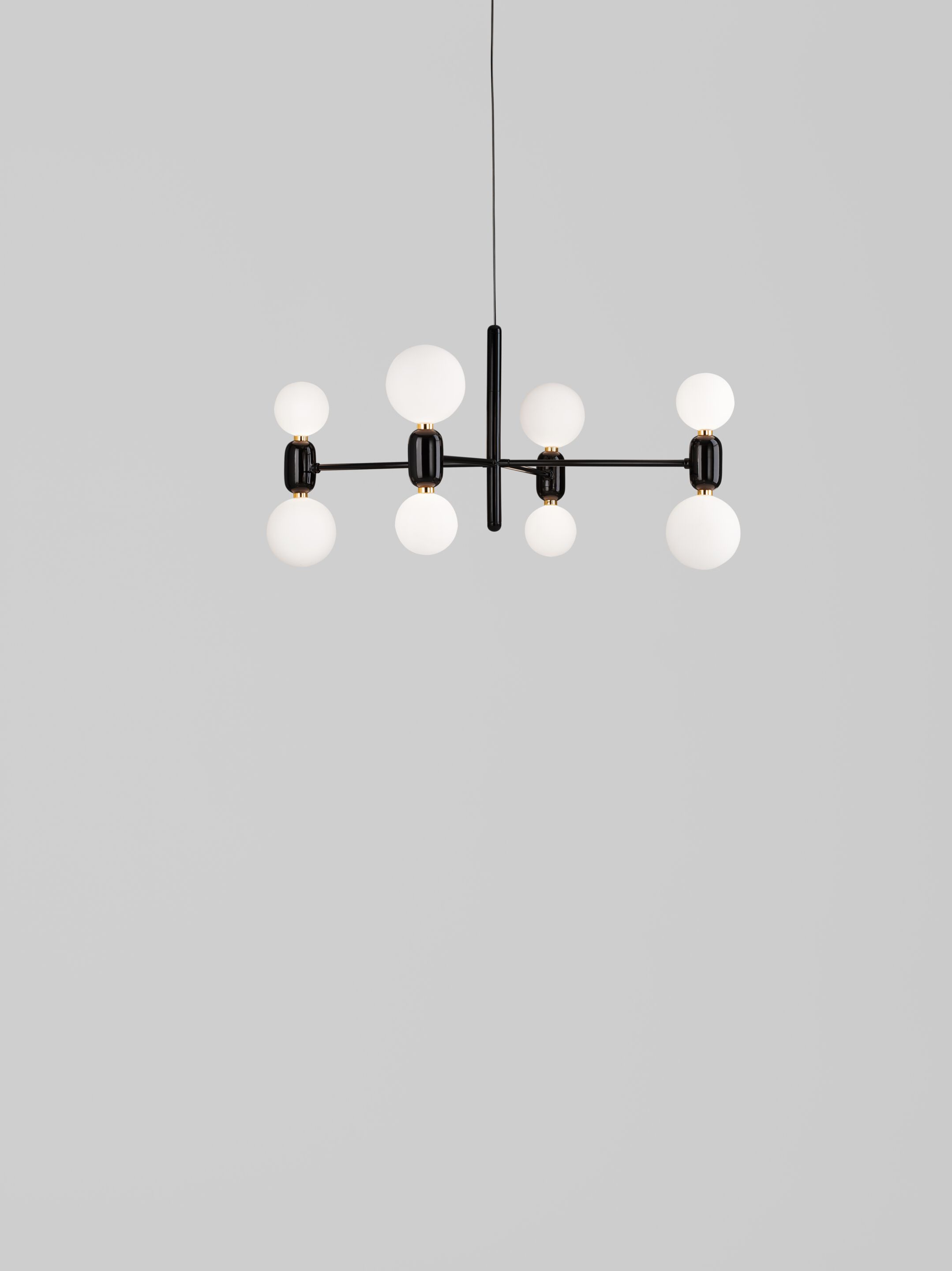 Керамическая люстра и опаловое стекло PARACHILNA Aballs ARCH-00007334 - Вид №1