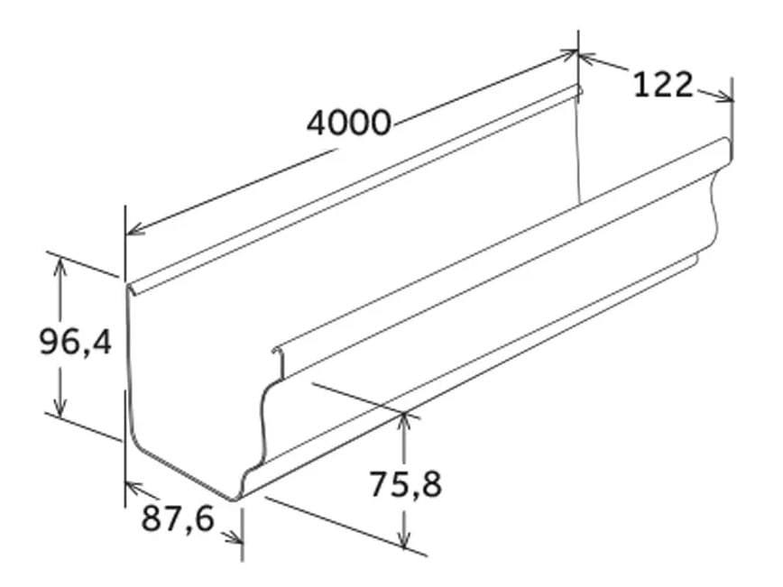 Лучшая модель ПВХ желоба First Corporation First Plast ARCH-00014415 - Вид №1