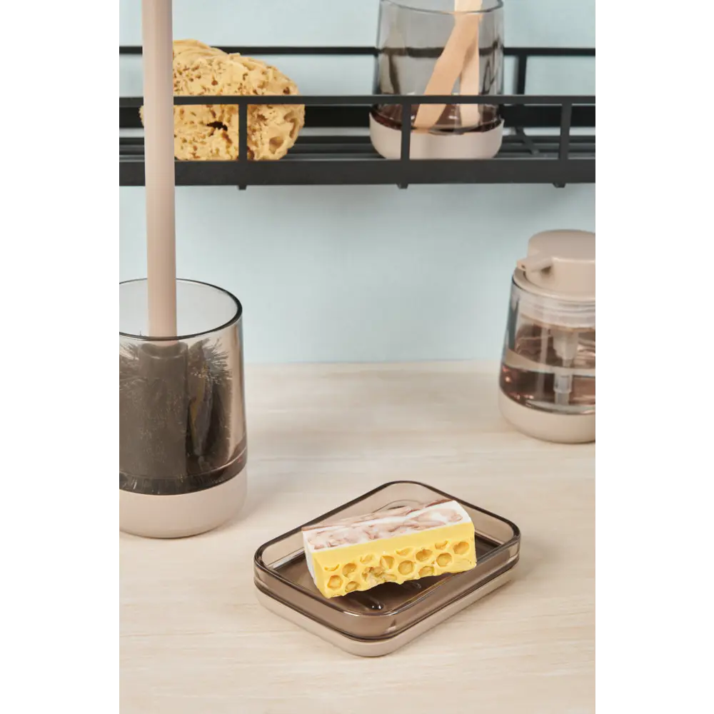 Мыльница Vidage Bonn Beige стекло цвет бежевый STLM-2124564 - Вид №2