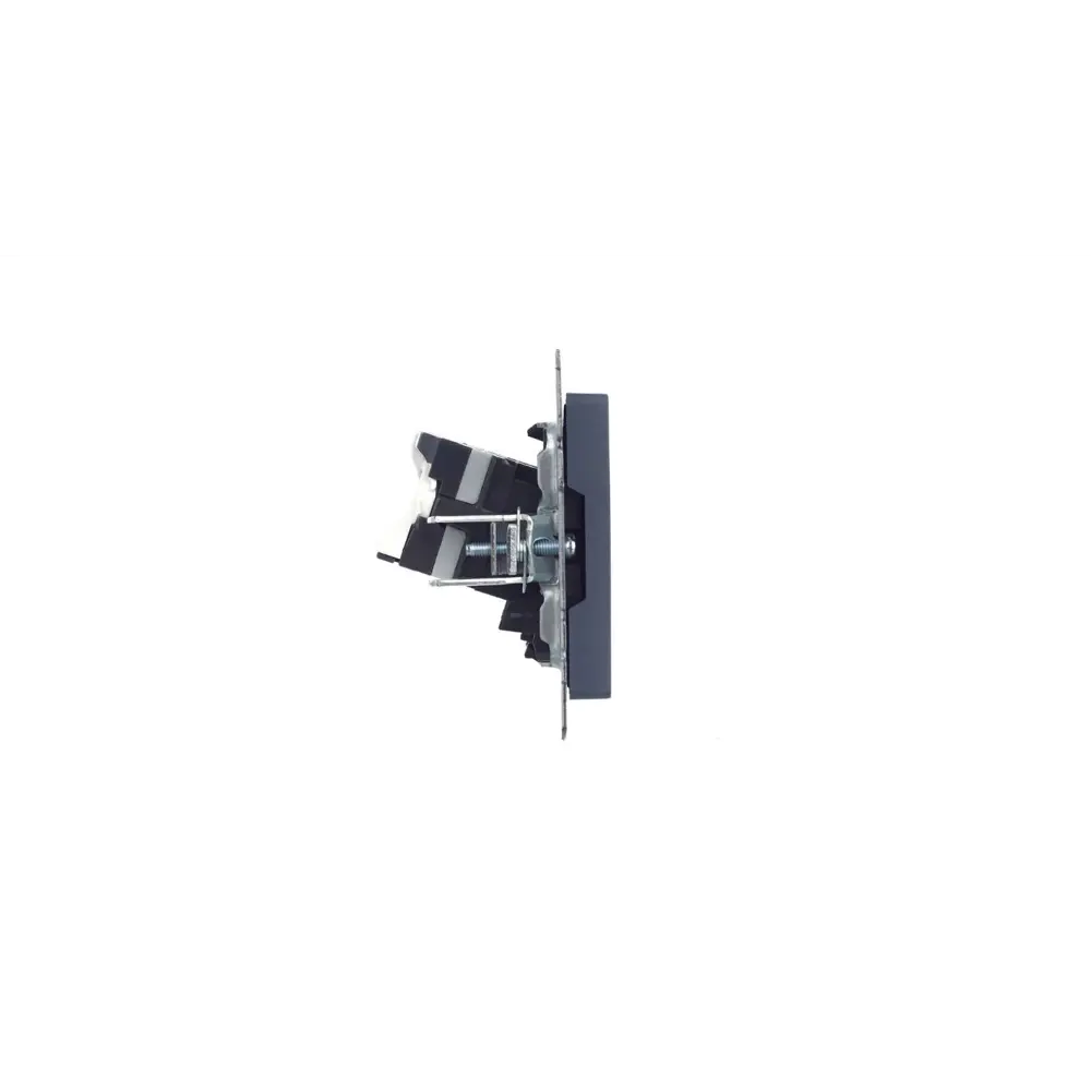 Розетка двойная встраиваемая IEK Brite РК10-2-БрМ RJ45 цвет маренго 89361851 STLM-2114654 - Вид №2