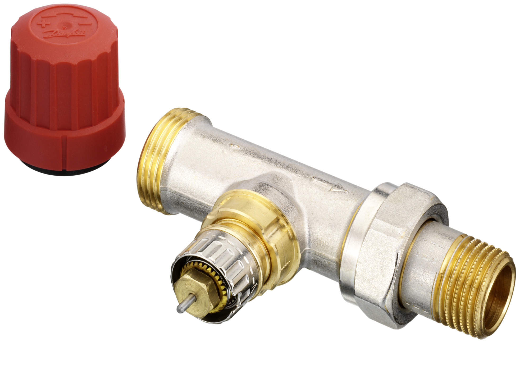 Danfoss Клапан RTR-N/RA-N для двухтрубной системы отопления RTR-N 15 Кл. т-рег. Угл. трехос, лев. 013G7022  - Вид №24