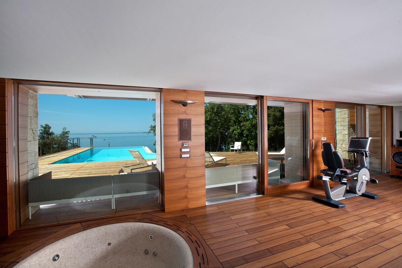 Деревянное раздвижное окно с термическим разрезом Capoferri Serramenti SC80-100 ARCH-00062678 - Вид №10